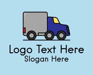 Truck Delivery Logistics Logo