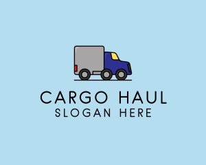 Truck Delivery Logistics logo design