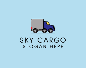 Truck Delivery Logistics logo design