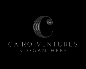 Elegant Luxe Hotel Letter C logo design