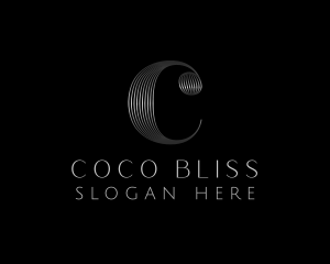 Elegant Luxe Hotel Letter C logo design