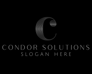 Elegant Luxe Hotel Letter C logo design