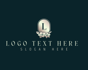 Luxury Flower Leaves Logo