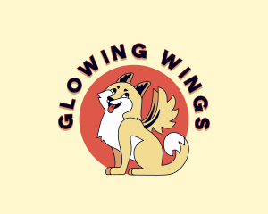 Pet Dog Wings logo design