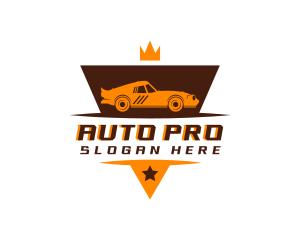 Crown Auto Car logo design