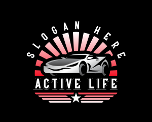 Garage Sports Car Logo