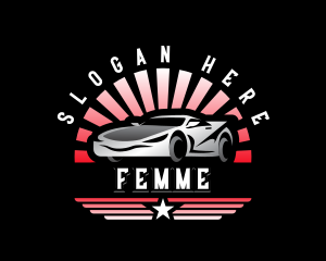 Garage Sports Car Logo