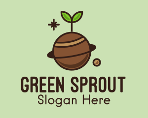 Soil Planet Sprout logo design