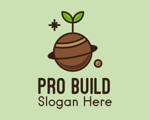 Soil Planet Sprout logo design