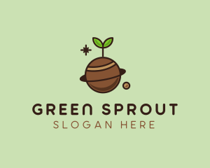 Soil Planet Sprout logo design