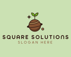 Soil Planet Sprout logo design