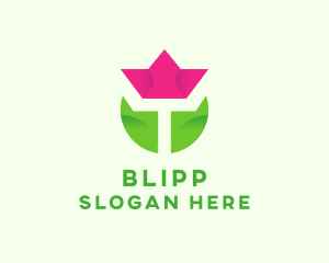 Flower - Tulip Flower Garden logo design