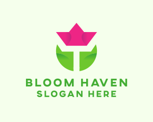 Tulip Flower Garden logo design