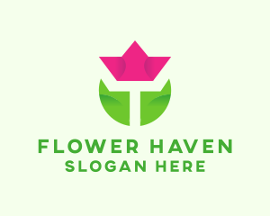 Tulip Flower Garden logo design