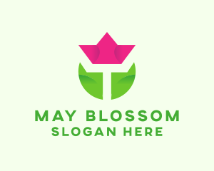 Tulip Flower Garden logo design