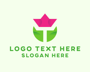 Blossom - Tulip Flower Garden logo design
