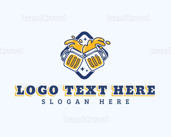 Beer Mug Toast Logo