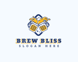 Beer Mug Toast logo design