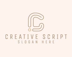 Creative Studio Letter C logo design