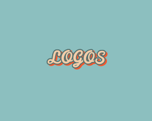Disco - Retro Fancy Cafe logo design