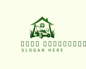 Lawn Grass Mower Logo