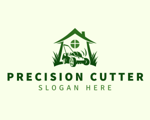 Lawn Grass Mower logo design