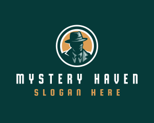 Mafia Detective Investigator logo design