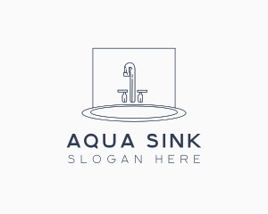 Sink - Bathroom Faucet Sink logo design