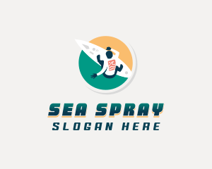 Surfing Surf Club logo design