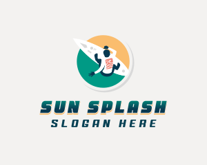 Beachwear - Surfing Surf Club logo design