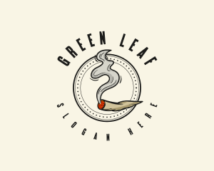 Ganja Weed Smoker logo design