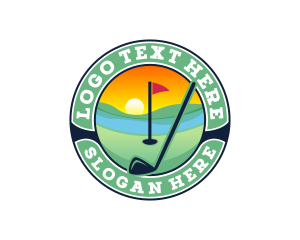 Player - Golf Sunset Tournament logo design