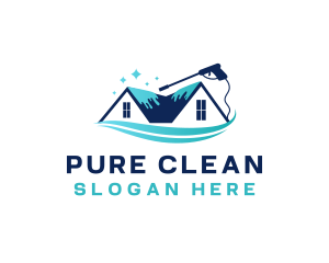 Home Cleaning Pressure Washer logo design