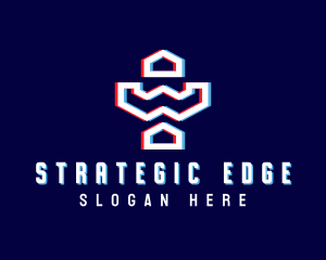 Programmer - Static Motion Letter W Eagle logo design