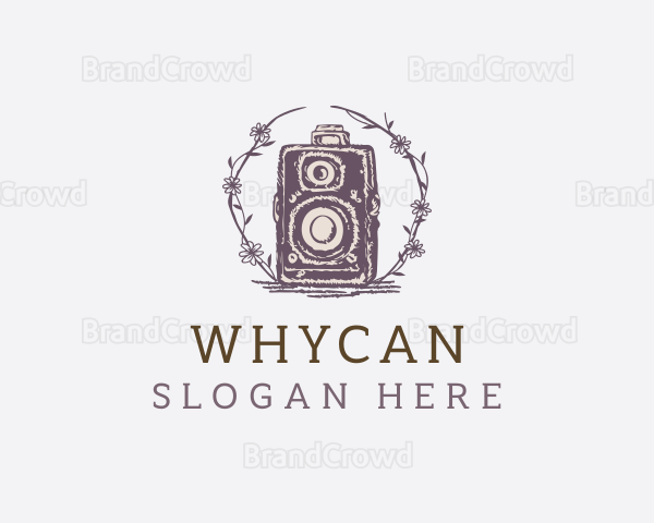 Vintage Camera Photography Logo