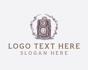 Image - Vintage Camera Photography logo design