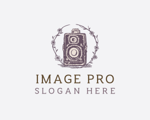 Vintage Camera Photography logo design