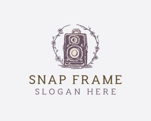 Vintage Camera Photography logo design