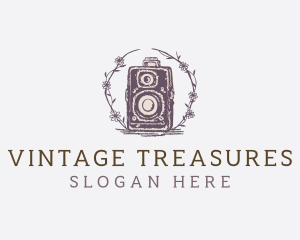 Vintage Camera Photography logo design