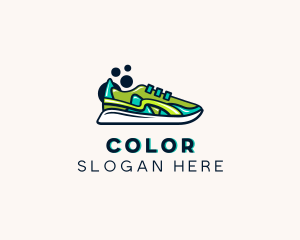 Sneakers - Running Shoes Sportswear logo design