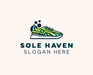 Shoe - Running Shoes Sportswear logo design