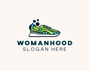 Women Apparel - Running Shoes Sportswear logo design
