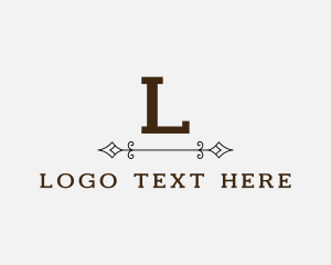 Brown - Elegant Fashion Boutique Studio logo design