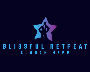 Social Welfare - Star Human Leader logo design