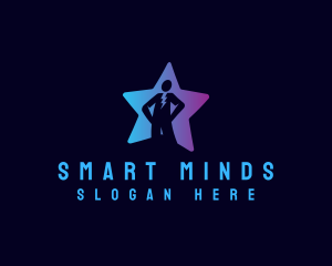 Social Welfare - Star Human Leader logo design
