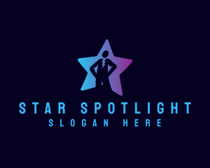 Star Human Leader  logo design