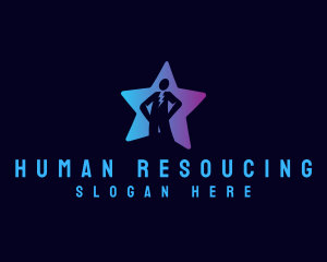 Star Human Leader  logo design