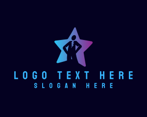 Leader - Star Human Leader logo design