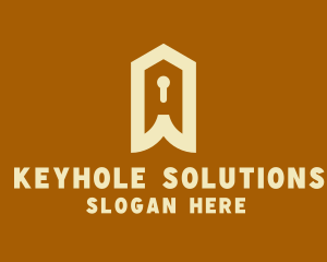 Keyhole - Home Security Keyhole logo design