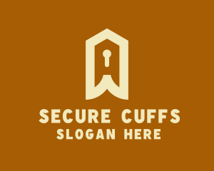 Home Security Keyhole logo design